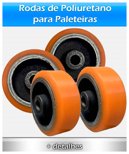 Rodas de Poliuretano para Paleteiras Rodas de Poliuretano para Paleteiras