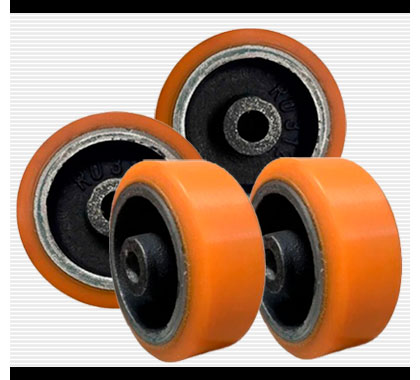 Rodas de Poliuretano para Paleteiras Rodas de Poliuretano para Paleteiras