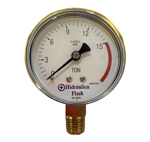 Manômetro Pressão Prensa Hidráulica 10 Ton